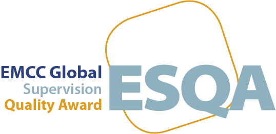 EMCC accreditation - logo - ESQA - colour - clear background